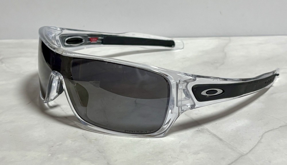 Oakley TURBINE ROTOR OO9307-16 Clear & Black POLARIZED PRIZM Black Sunglasses