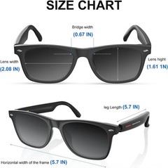 Lentes Inteligentes Gafas De Sol Bluetooth con Chat GPT Traductor Llamads Musica
