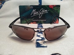 NEW DISPLAY Maui Jim “KAHUNA” 162-02 Gunmetal Frames/MAUI ROSE LENSES RARE!