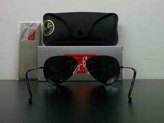 Ray-Ban RB3025 Aviator Classic Sunglasses Black 58mm Never Worn
