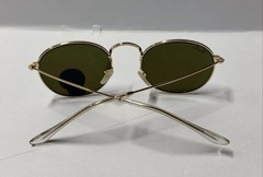 Sunglasses Ray-Ban RB3447 Blue Mirror lens Gold Frame Unisex