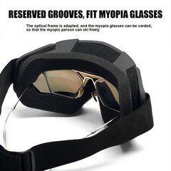 Motorcycle Goggles with Face Mask Windproof, Dustproof, Racing Ski Goggles