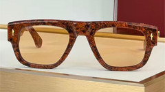 Jacques Marie Mage THUNDERCLOUD Tortoioseshell/Brown 52-25-147mm With Case New