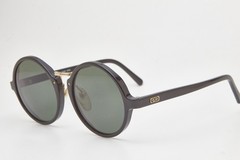 1990S Vintage Black Round Sunglasses by RAY BAN W0924 PREMIER Boho Look YES!