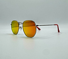 Blenders Red Starlet Silver Frame Polarized Red Mirrored Sunglasses
