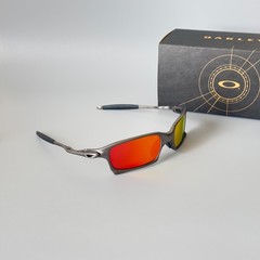 Oakley Juliet X-Metal Sunglasses Gun Gray w/ Fire Iridium Lens