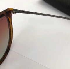 New Ray-Ban Erika RB4171 Tortoise Matte / Gradient Brown Sunglasses