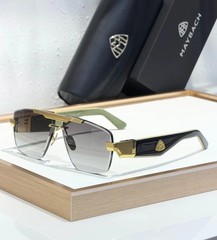 MAYBACH The President II Gold Black / Grey Gradient 140 Unisex Sunglasses New.
