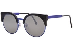 RetroSuperFuture Ilaria 8UV/R W15 Sunglasses Women’s Black/Blue/Solid Grey 53mm