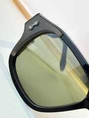 AKONI Gun Cat 3 Sunglasses 55□18-148 Black Brown Frame Made in Japan Luxury