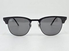 Ray-Ban RB3016 1305/B1 Clubmaster Marble Black Frame Grey Lens Sunglasses 51mm