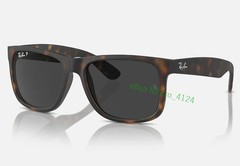 Ray-Ban RB4165 Justin 865/87 Sunglasses Polished Dark Grey Matte Havana UV 54MM