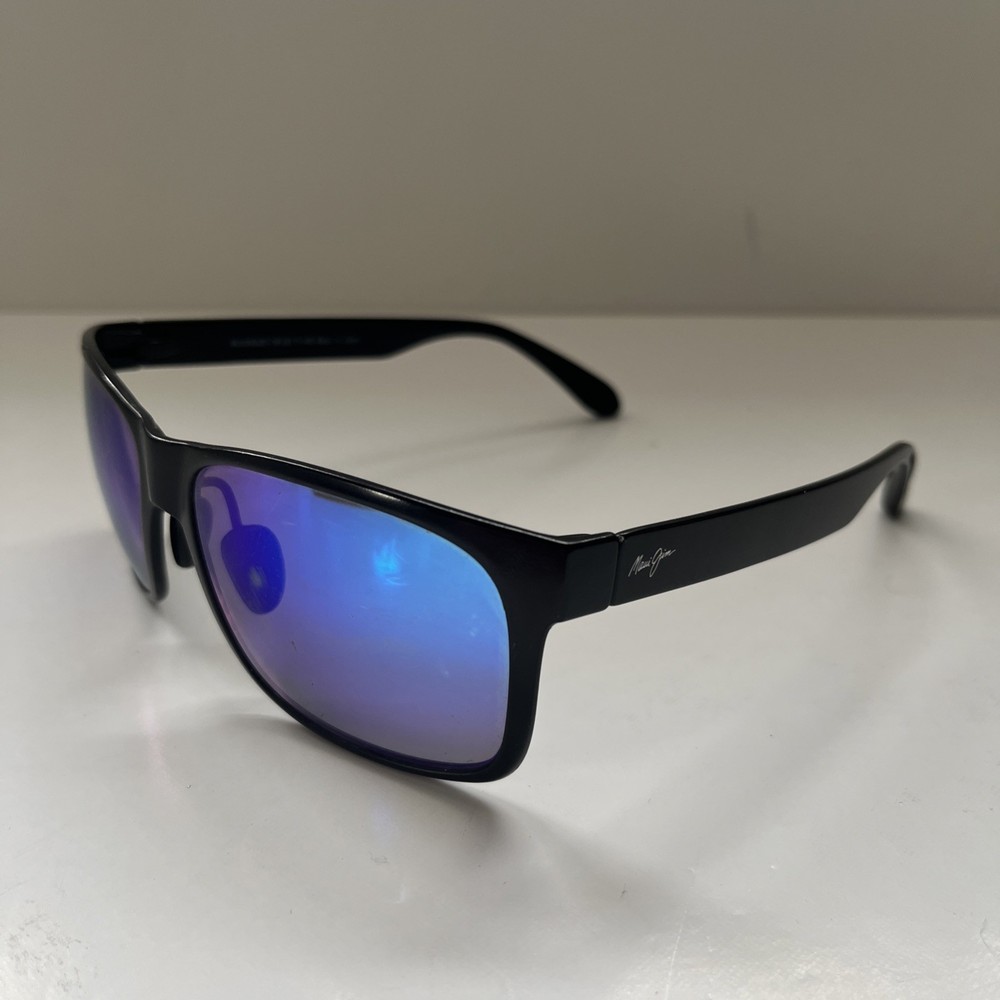 Maui Jim Red Sands B432-2M Sunglasses Black Frame/Blue Hawaii Polarized Lenses