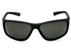 New Nike Adrenaline P Polarized Sport Wrap Sunglasses Matte Black/Gray Polarised