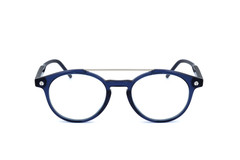 Tod’s Unisex 49mm Shiny Blue Opticals TO0287-090-49
