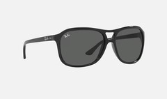 Ray-Ban RB4128 G601 60-15 Square Sunglasses Black Frame Green Lenses