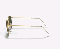 Ray-Ban RB3447 001 50-21 Gold Metal Unisex Sunglasses