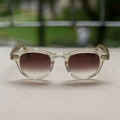 2026 Men Brown gradient sunglasses J Depp brown sunglasses Women yellow glasses