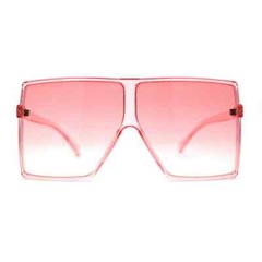 Women Sunglasses Oversize Large Square Oceanic Blue Lens Frame Fashion Female