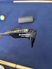 BURBERRY BE4293 377381 Black Grey Polarized Lens Unisex Sunglasses 56mm