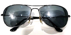 Ray Ban RB3362 Cockpit 002 No Lenses Black Metal Sunglasses Frame Only 59-14