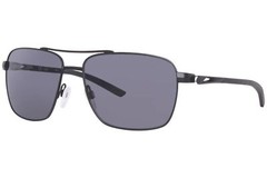 New Nike DQ0798 010 Satin Black Club Premiere Sunglasses with Grey Lenses