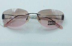 One SUNGLASSES UV400 100%UV Block Silver Metal Frame+Lens Different Color (M26)