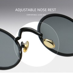 Retro Round Sunglasses Trendy Circle Hippie Sun Shades Glasses UV400 Protection