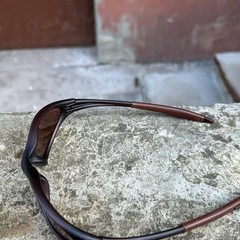 Vintage Oakley Minute Sunglasses Brown Frame Brown Lenses Y2K GorpcoreIN BOX