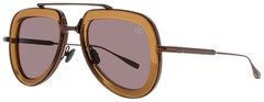 Valentino Sunglasses V-LSTORY-VLS-129D Brown Aviator Frame Brown Lens 50mm NEW