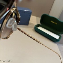Gucci 17482 Classic Metal Square Sunglasses Aviator Fashion Sunglasses