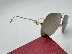 PREMIERE C DE CARTIER PILOT SHAPE RARE SUNGLASSES CT0110S NEW 100% GENUINE $1425