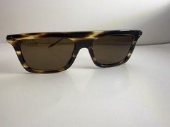 Gucci GG1437S Havana And Gold/Brown (003) Sunglasses