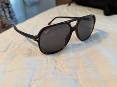 Ray-Ban Bill Polished Havana/Blue 56 mm Sunglasses RB2198 902/R5 56-14