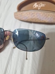 Maui Jim Kapalua MJ-502-02 Titanium Flex Sport Gunmetal Gray Made in Japan