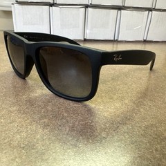 Ray-Ban RB4165 622/T3 54-16 Justin Gray Polarized Sunglasses – Matte Black #J43
