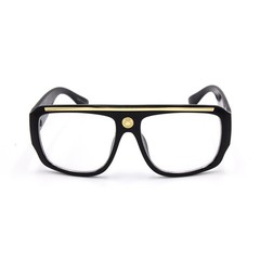 Men Clear Lens Eye Glasses Hip Hop Shades Fashion Oversized Designer Sunglasses