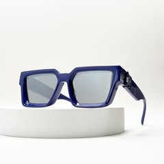 Louis Vuitton Z1165E 1.1 Millionaires Sunglasses Blue Frame Grey Lens Unisex