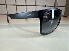 Maui Jim Red Sands MJ432-2M Sunglasses Matte Black Neutral Grey 59 17 140 #885