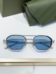 Akoni AKS-508 Geometric Sunglasses 51-19-140 Titanium Made in Japan