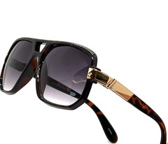 MAN SUNGLASSES GAZELLE SQUARE SPORT OVERSIZED RUN DMC HIP HOP RETRO DESIGNER NEW