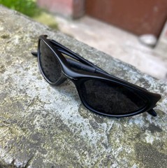 Vintage Oakley Minute Sunglasses Black Frame Black Lenses Y2K GorpcoreIN BOX