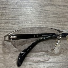 Masaki Matsushima MF-1141 Titanium Cyber Half-Rim Glasses Sunglasses Japan Case