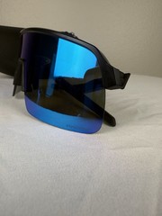 Oakley Sutro Lite Sweep OO9463-1539 Prizm Blue Sunglasses Black w Case USA
