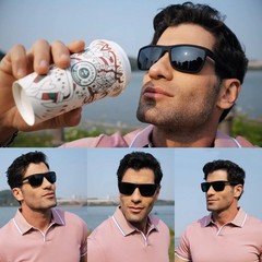 3 Packs Polarized Sunglasses for Men, Lightweight Sun Glasses with UV Protection