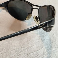Maui Jim Mariner MJ 157 2M Matte Black Metal Frame, Made In ITALY, NEEDS REFURB