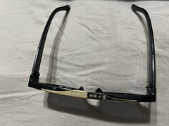 Louis Vuitton Men’s Square Sunglasses Black Frame Monogram Gray Tinted Logo
