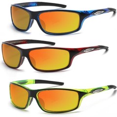 Wrap Sports Sunglasses Outdoor Cycling Driving Fishing Glasses UV400 USA Seller