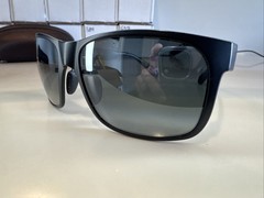 Maui Jim Red Sands MJ432-2M Sunglasses Matte Black Neutral Grey 59 17 140 #665