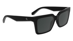 Unisex Adult Sunglasses CKJ25602S – Black with Solid Grey Lens
